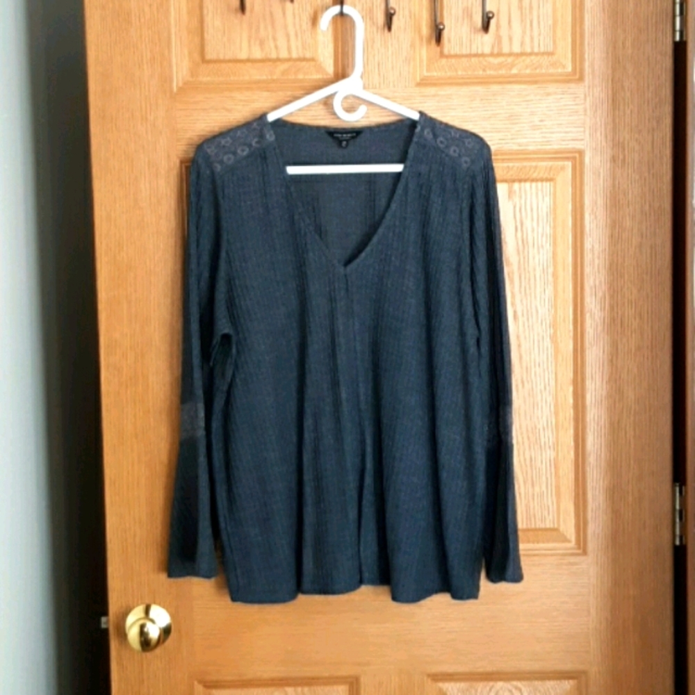 EUC Lucky Grey Waffle Weave 2X